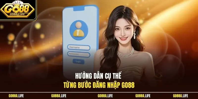 Hướng dẫn cụ thể từng bước đăng nhập GO88